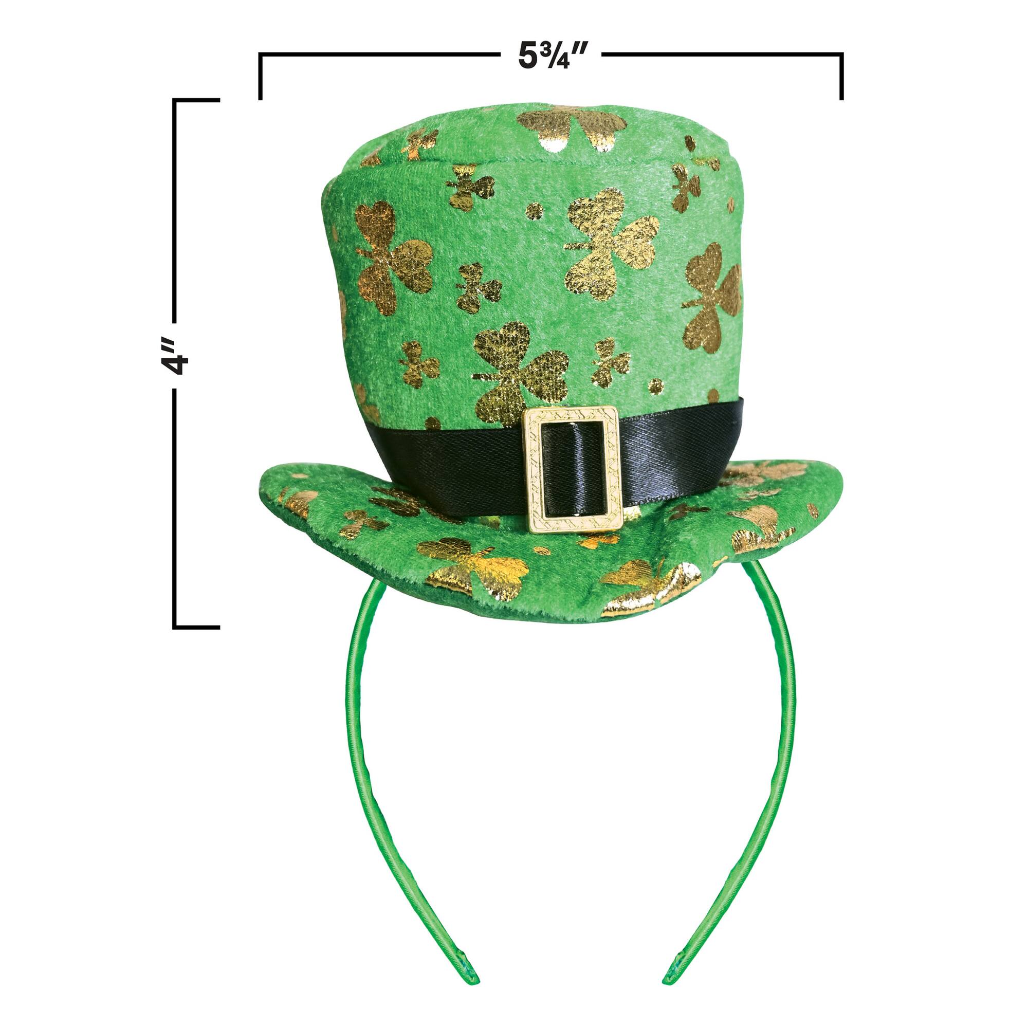 Beistle Leprechaun Top Hat Headband